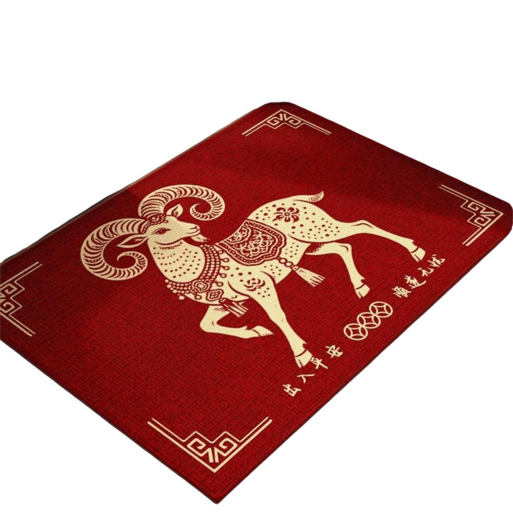 Quick Dry Door Mat Soft Floor Mat Sheep Pattern Bath Mat  Children's Room