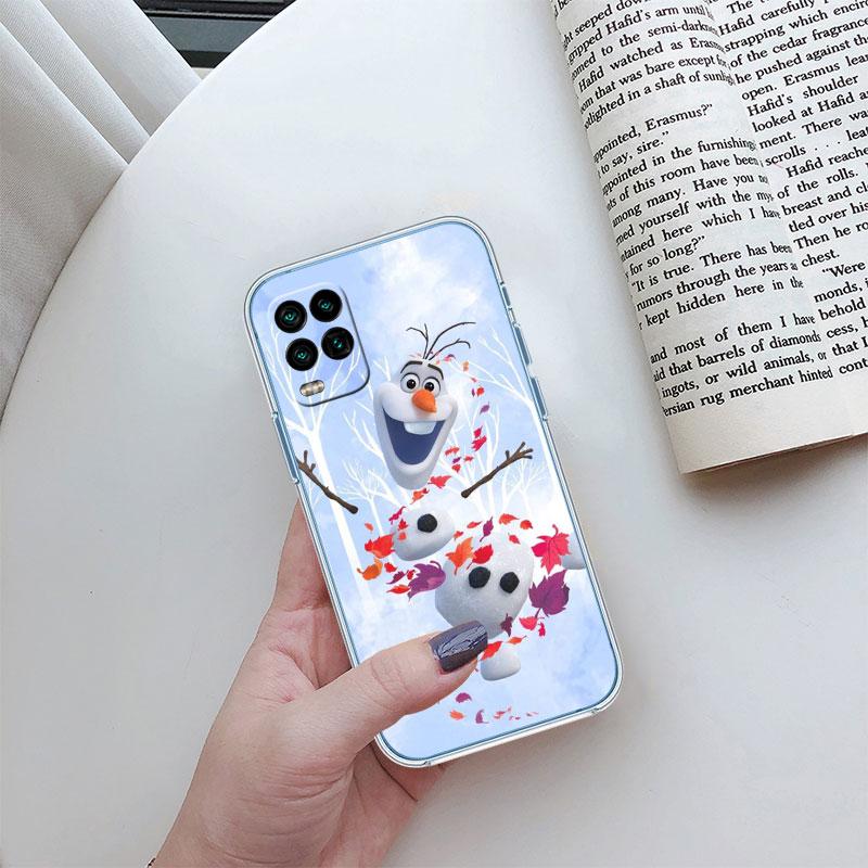 Frozen Olaf Elsa Anna Transparent Phone Case for Motorola Moto G40 G04 G05 One Ace Action Fusion + Plus Hyper Macro Vision Zoom
