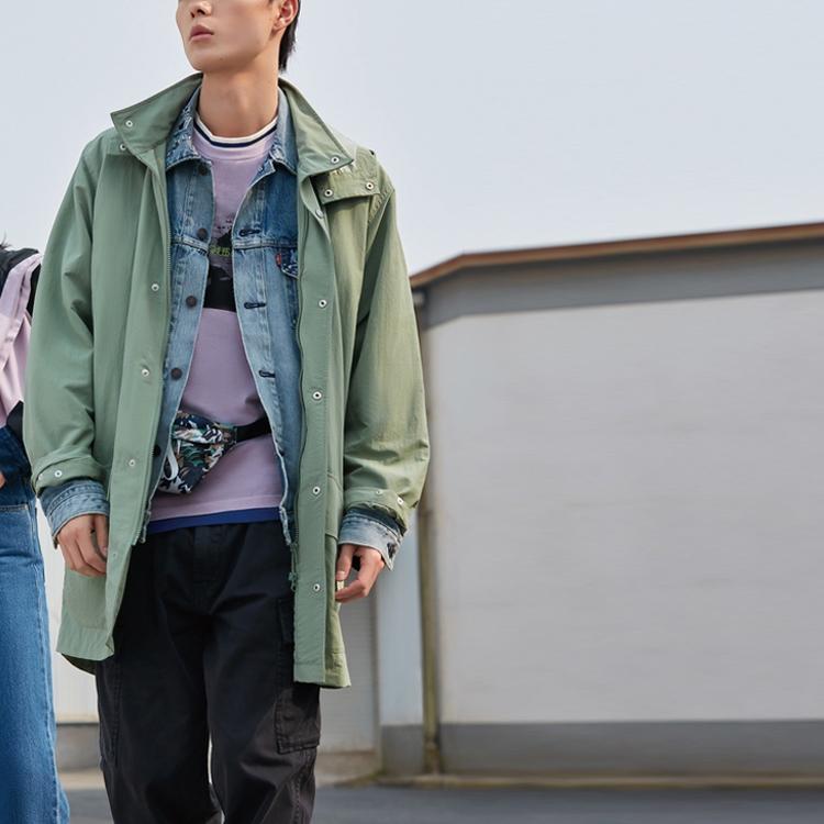 Levis Hooded Jacket Men jackets Military-Green 36092-0000