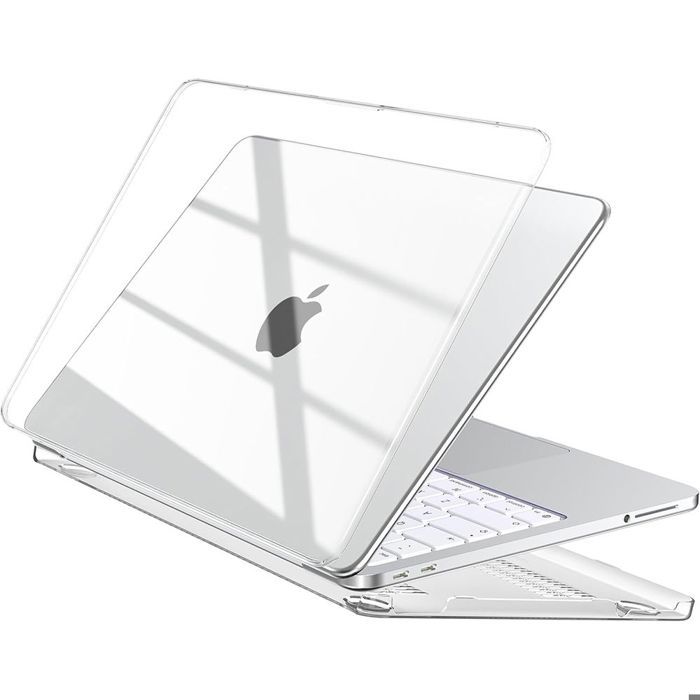 Hoesje voor MacBook Neo 13 Inch 2026, Krasbestendige Harde Bescherming Antislip - Transparant