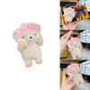 Adorable Plush Bear Keychain Cute Decorative Accessory For Bookbags And Keys