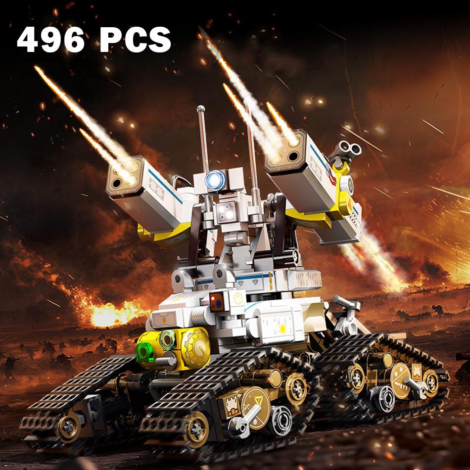 MOC Mechanical Armor White God of Death Building Blocks Wandering Earth Mecha Robot Weapons Assembly Bricks Toys for Kids Gifts