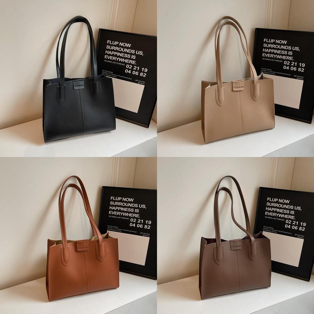 Chic Retro Crossbody Tote Bag With Soft Pu Material Perfect For Casual Everyday Use