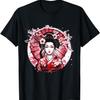 Geisha Kimono Sakura Cherry Blossom  Art T-Shirt