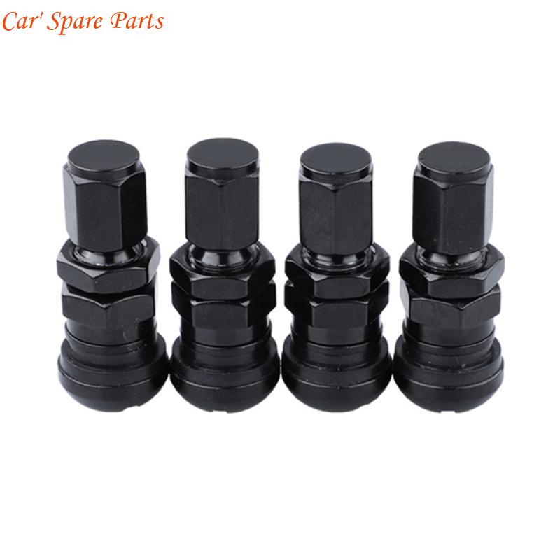 Y4UA Multifunctional Car Tire Valves Stems Cores Aluminum with Protective Caps for Various Vehicle Extreme Driving Conditions