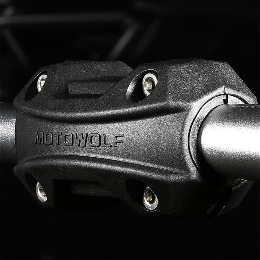 Pair Motorcycle Engine Guard Crash Bar Bumper Protector Decor Block 22/25/28mm