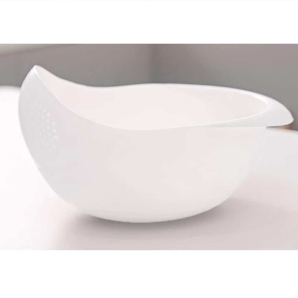 2-In-1 of Rice Drainage Basket Rice Filter Fruit and Vegetable Drainage Sieve Kitchen Supplies for Vegetables and Fruits