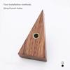 1pcs Creative Solid Wood Brass Punch Free Hook Into Account Key Clothes Hook Coat Hat Hand Bag Hook Solid Wood Hook for Clothes and Hats