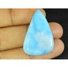 Cabochon Larimar Naturel Bleu Forme Poire 20X30X7MM Pierre Gemme Libre 36Cts. LR-78