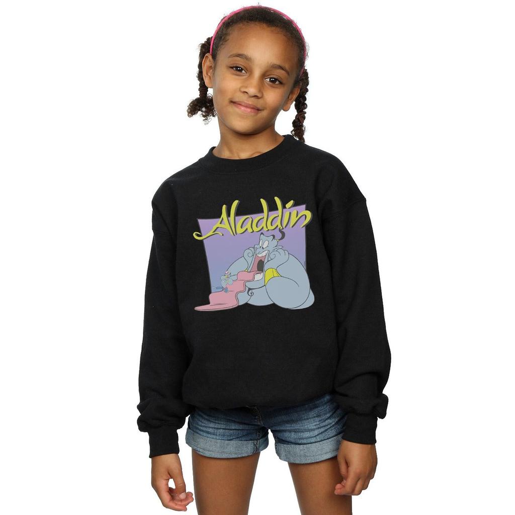 Disney Girls Aladdin Genie Wishing Dude Sweatshirt