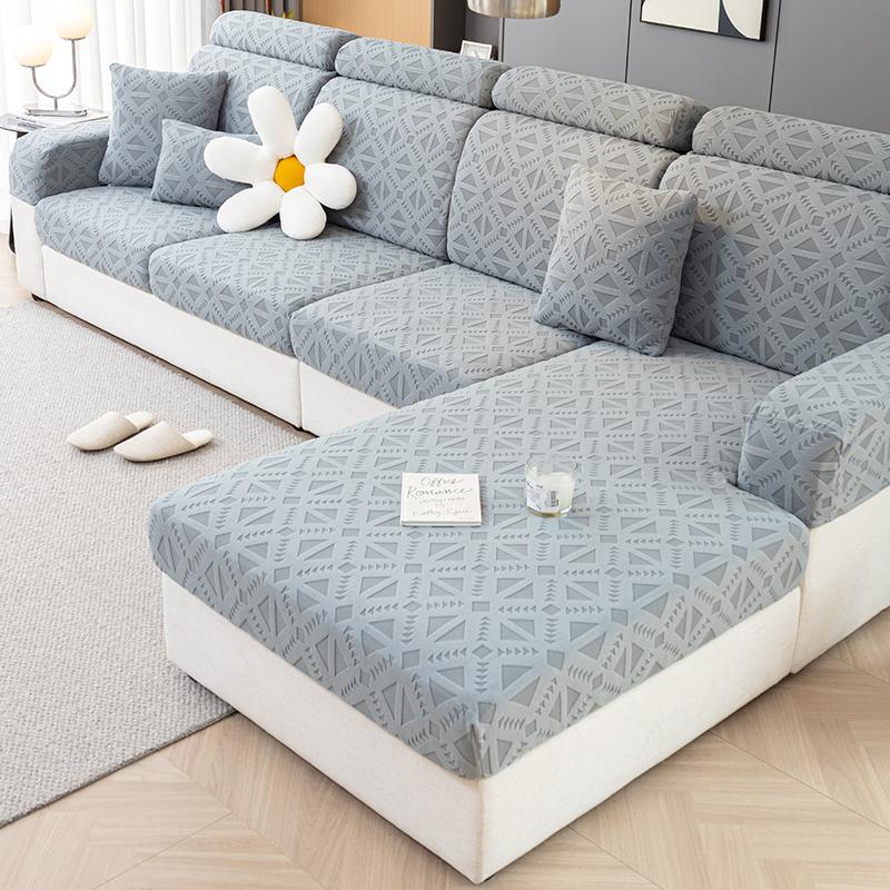 Pokrowiec na sofę Jacquard Velvet Stretch Uniwersalny pokrowiec Uniwersalny pokrowiec na sofę antypoślizgowy Nowa sofa
