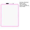 Kleines trocken abwischbares Whiteboard, 14 x 11 Zoll, Mini-Whiteboard mit Marker