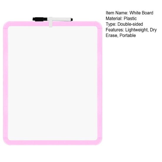 Kleines trocken abwischbares Whiteboard, 14 x 11 Zoll, Mini-Whiteboard mit Marker