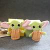 Adorable Yoda Baby Plush Backpack Decoration Soft Stuffed Animal Key Ring For Children Non-cartoon Design