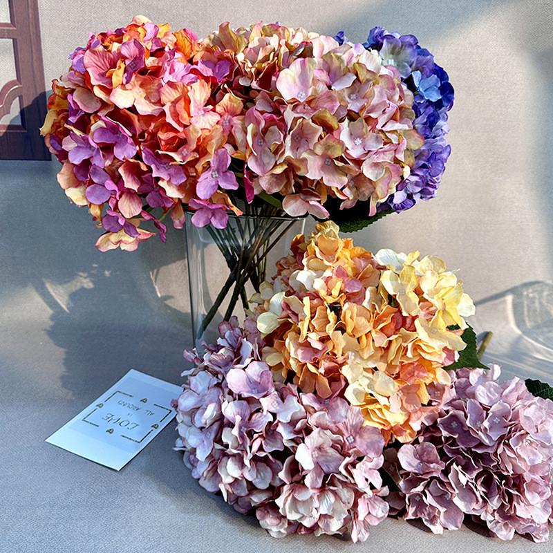 Hydrangea Artificial Flower Wedding Hotel Decoration Scene Ornaments Supplies
