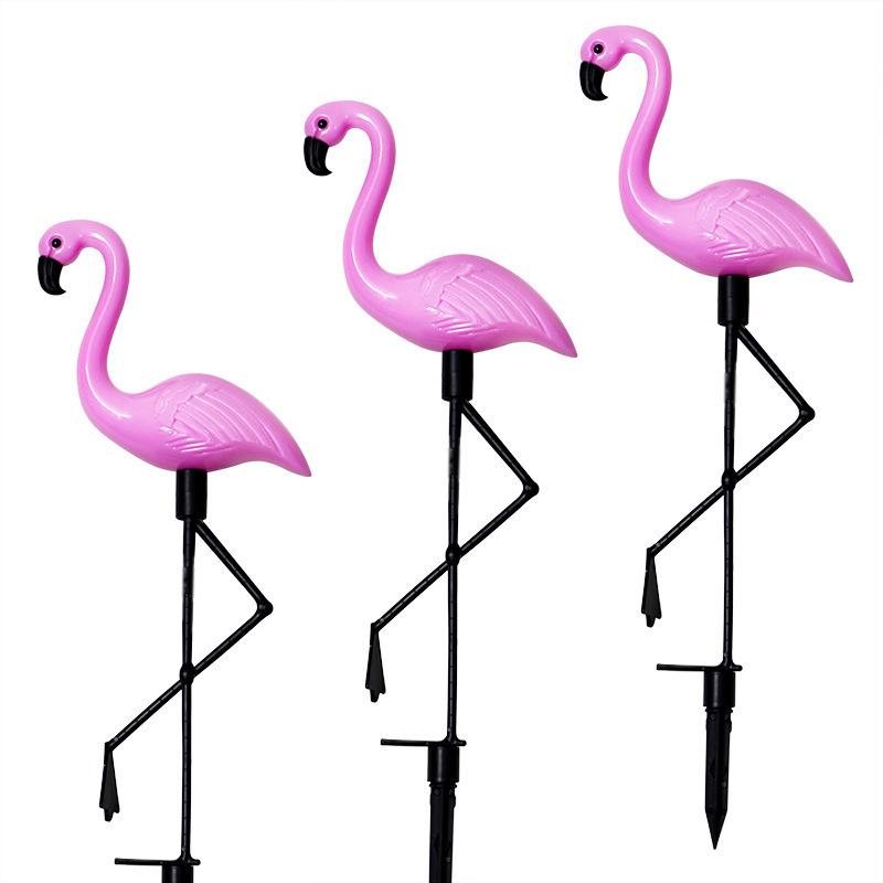 Solar Flamingo Garden Stake Light - Outdoor Landscape Decoration