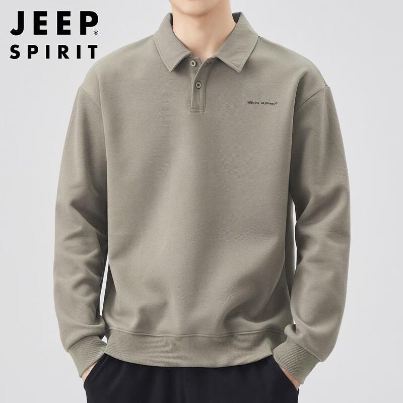 Мужская толстовка-поло с длинным рукавом JEEP SPIRIT XL