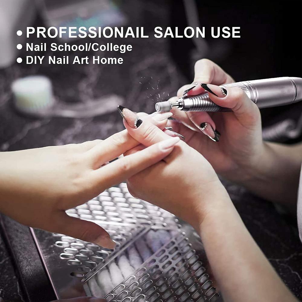 210pcs Electric File Compatible Nail Sanding Bands Pedicure Sanding Bands  For Gel Manicures
