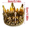 Elegant Queen Tiaras for Roleplay Party  Crown Music Festival Headwear Rhinestones Crownpiece Bridal Shower Headpiece