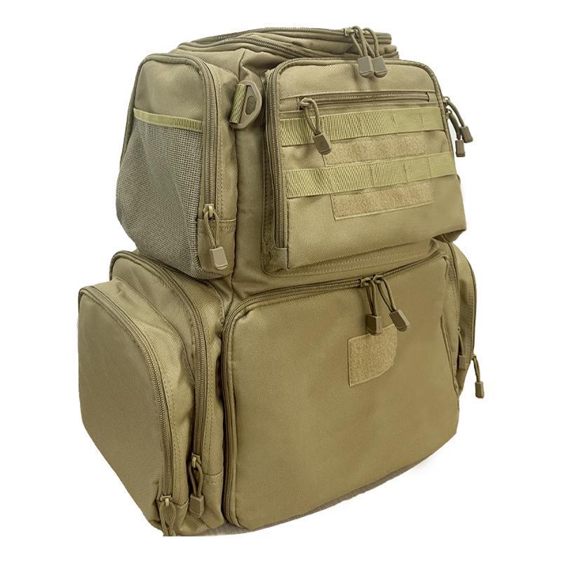 Tactical Oxford Cloth MOLLE Double Shoulder Sports Backpack for Customization