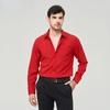 Business-casual Shirt with Pockets; Versatile Long-sleeved Jacket for Commuting; Plain-coloured Men’s Shirt