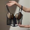Sleeveless Fishbone Corset Waist Tight Slim Crop Top Chic Suspender Vest Bra  Business Banquet