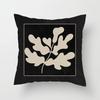 Plants and Geometric Patterns Square Polyester Pillowcase Sofa Living Room Decorative Cushion Cover Bedroom Bedside Pillow Cover