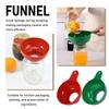 Wide Mouth Plastic Funnel with Handle for Easy Pouring and Transfer of Liquids and Powders Suitable for Kitchen Garage and Workshop Use