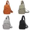 Color Solid Backpack Lightweight For Travel Outdoor Casual Fashion Schoolbag