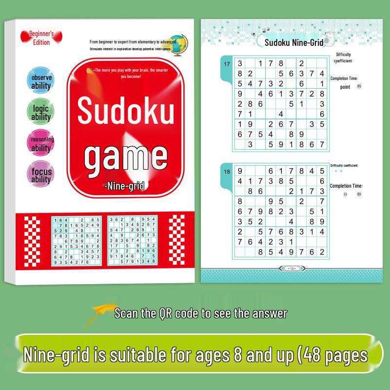 

Beginner s Sudoku Book for Kids: Educational Puzzles with 4x4, 6x6, and 9x9 Grids