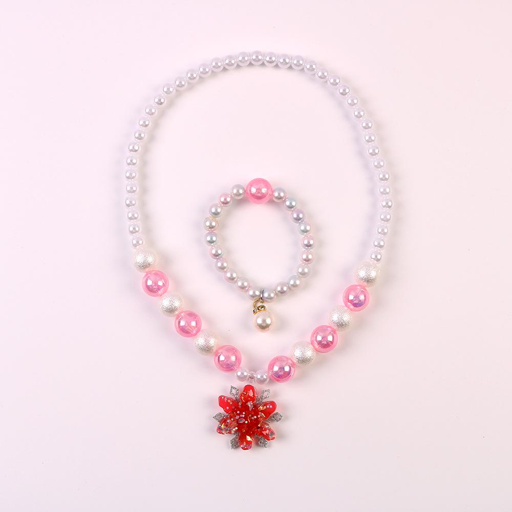 Frozen Princess Dress-Up Set: Necklace, Crown & Fairy Wand for Kids
