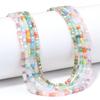 2.5mm Square Faceted Crystal Beads Multicolor Cube Glass Loose Beads For Jewelry Making DIY Crafts Necklace Bracelet Accessories