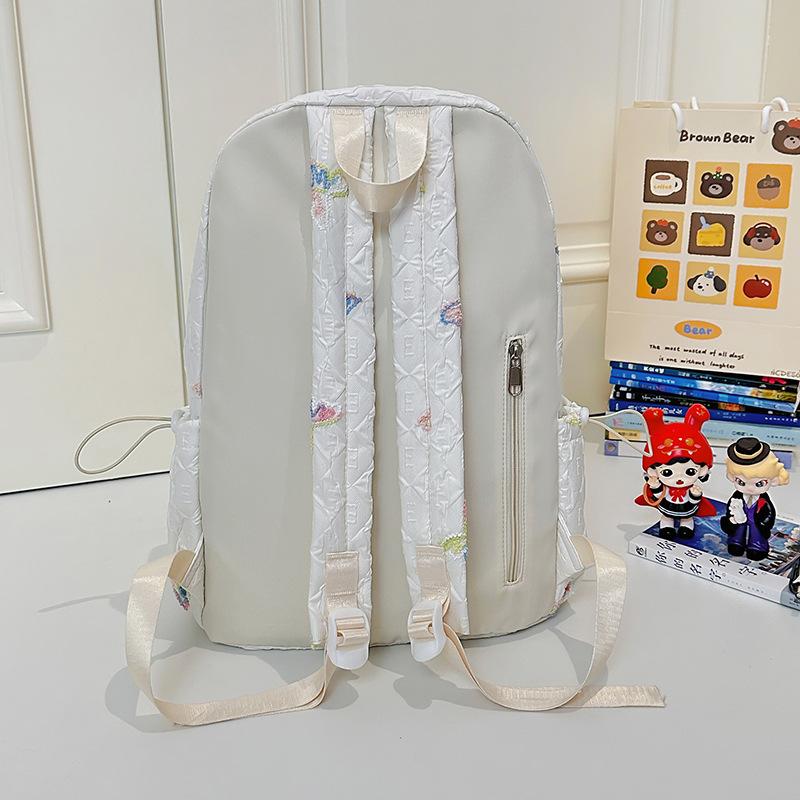 School Bag Ins Wind Girls School Bag High Value Butterfly Early Height Women Lightweight Burden Reduction Backpack
