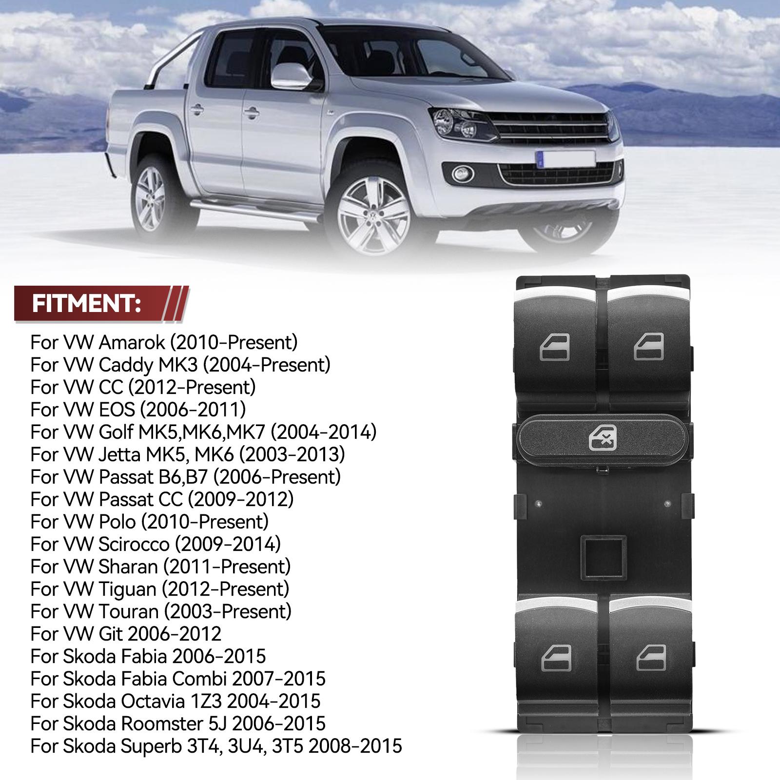 Автомобильная электрическая кнопка переключения главного окна для VW Jetta Golf MK5 MK6 — фото 8