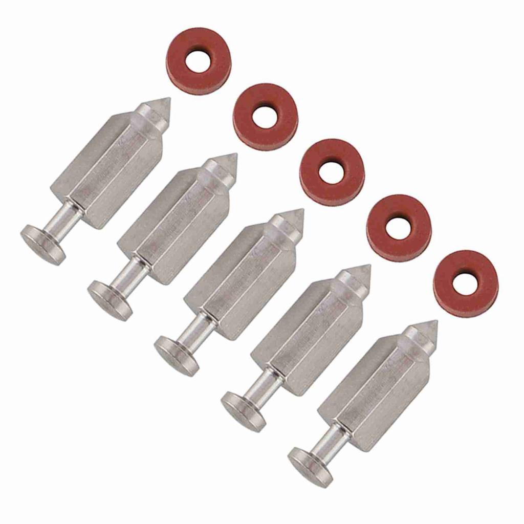5pcs Carburetor Carb Needle Seat Gasket Repair Kit for 398188