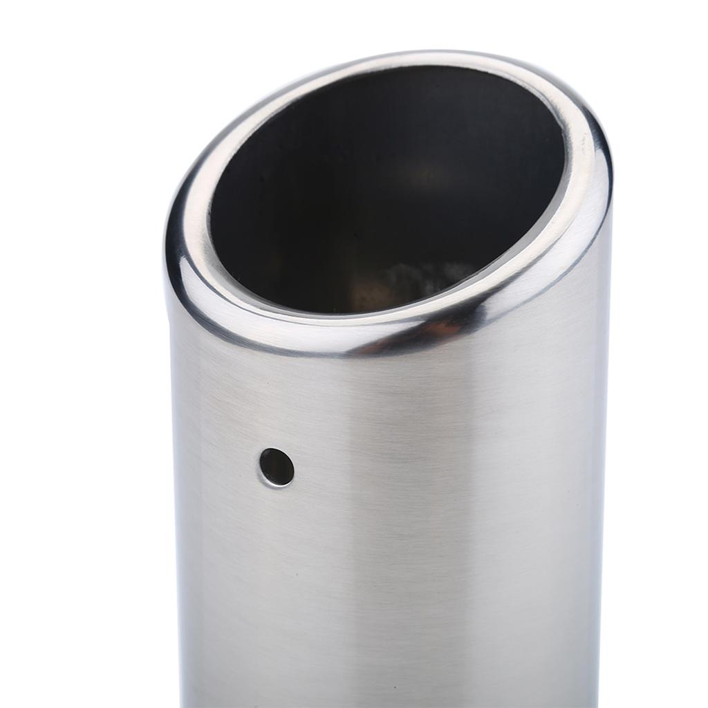 1 Pair of Car Exhaust Tail Pipes Muffler Tips Replacement 67mm