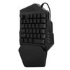 HXSJ Single Hand Membrane Keycap Gaming Keyboard 35 Keys Single Hand Keypad with FN Keys