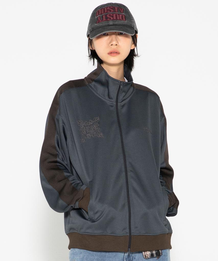 Xtonz Xj136 Axis Track Zip-Up (Charcoal)