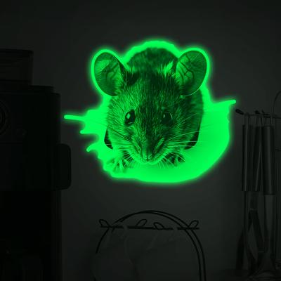 Fun-yg008 Cartoon Glow-in-the-dark Mouse Bedroom Porch Switch with Beautify Decorative Wall Stickers