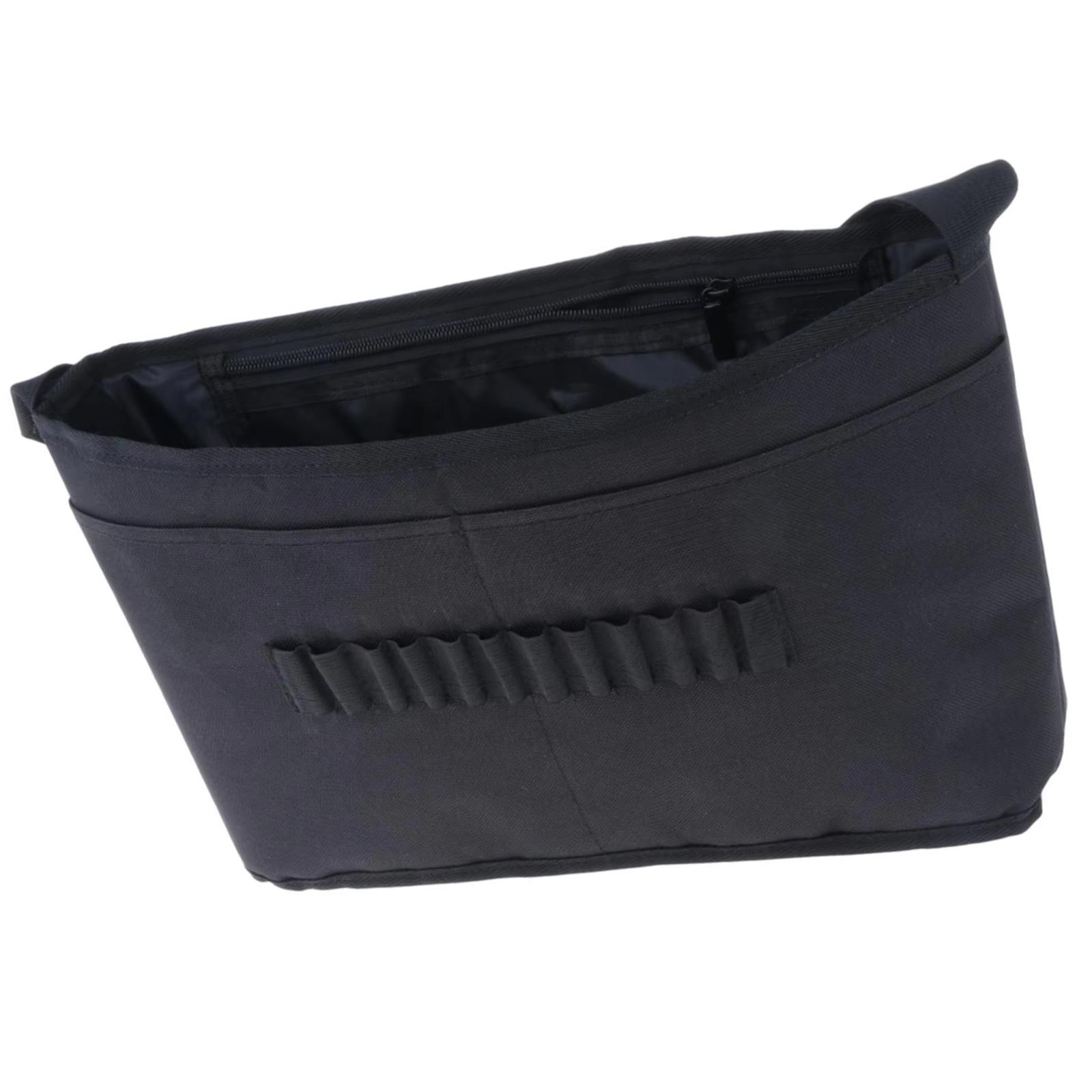 

Сумка-аксессуар для тележки для гольфа с несколькими отделениями, водонепроницаемый органайзер для хранения клюшек и снаряжения для гольфа чёрный