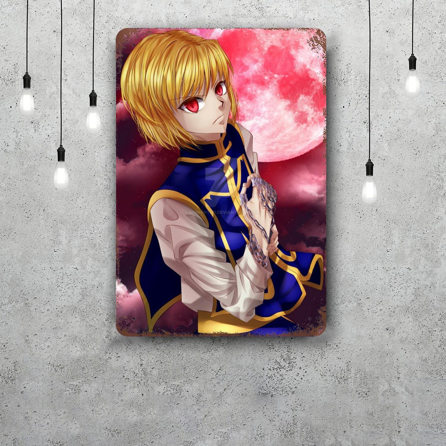 

kurapika Decor Vintage Metal Signs Tin Signs Captain Poster Decor for Bar Pub Club Man Cave Wall Decoration 20x30cm（7.8x11.8inch）
