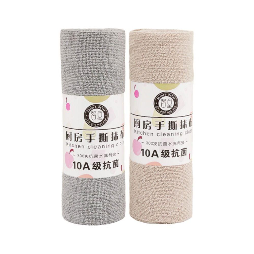 Microfiber Roll Kitchen Dishcloth Absorbent Kitchen Cleaning Cloth Cleaning Towel  for Home Kitchen