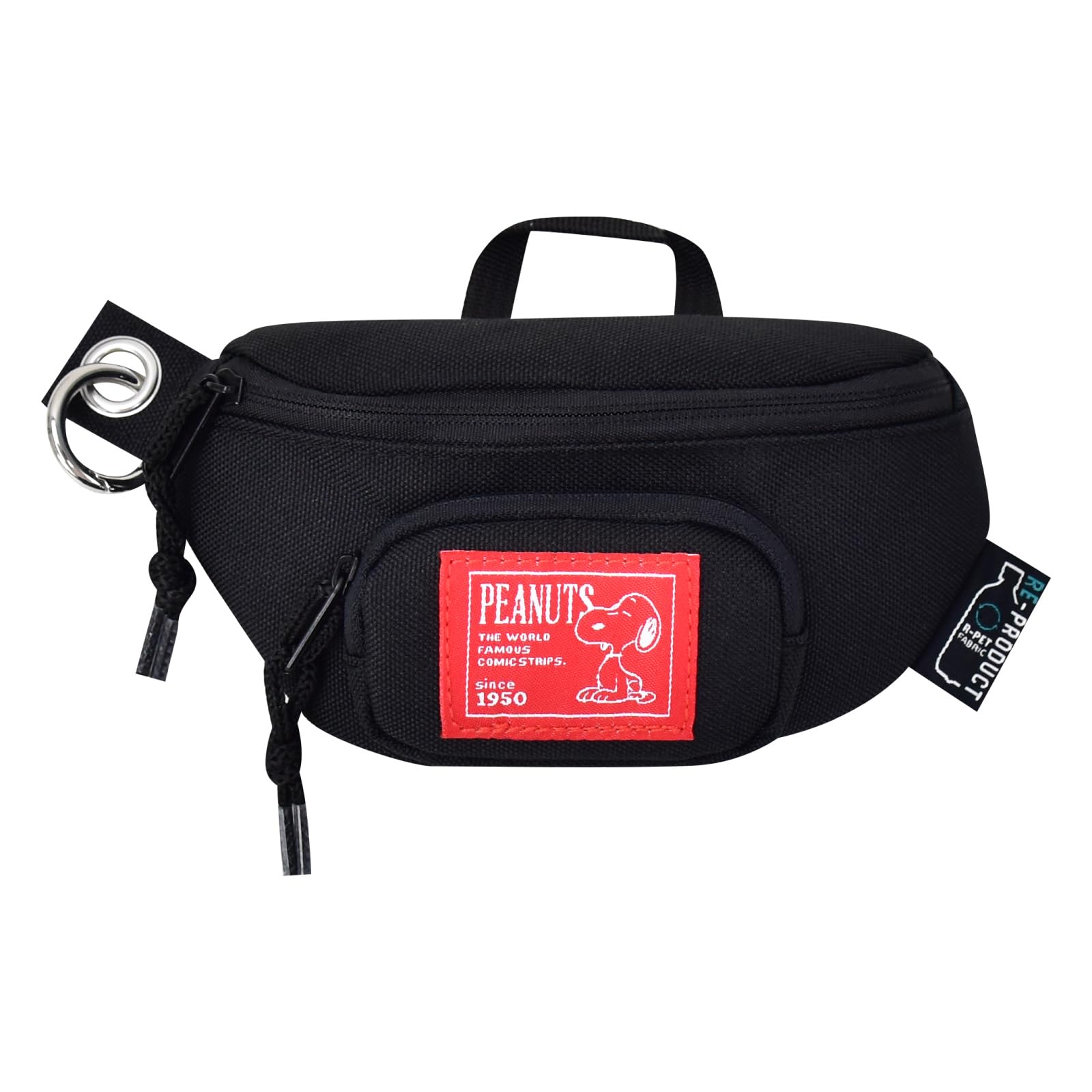 

Mini Accessory Bag Waist Bag Cute Black [Snoopy] Pouch, Carabiner, Holder, Charm, Type, Accessory, Women s, Commuting, School, Travel, Adults,