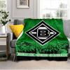 Coperta Borussia Verde Nera Leggera Coperta Ideale per il Letto Perfetta per Viaggi, Campeggio, Soggiorni, Uffici, Divani, Regalo di Natale per Fan