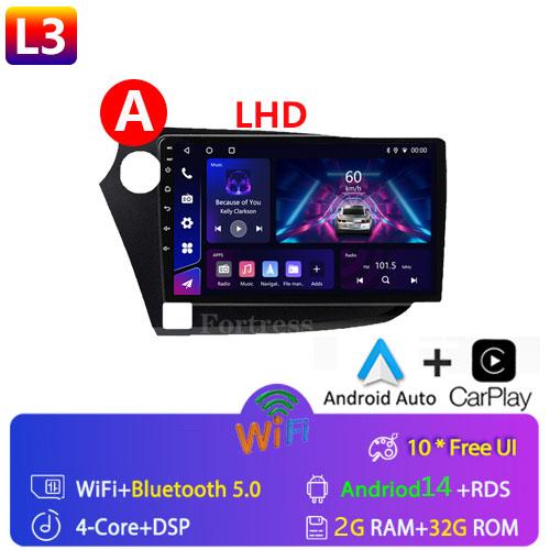9" Android 14 Car Radio For HONDA INSIGHT 2009 - 2014 Navigation GPS Carplay Multimedia Player Auto Stereo 2din DVD 360 Camera