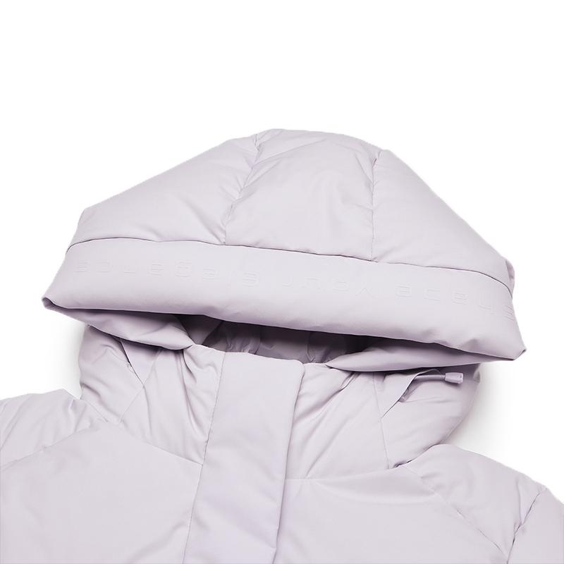 Fila Fleece Hooded Puffer Jacket Women Outerwear Light-Mist-Purple A11W441905FPR