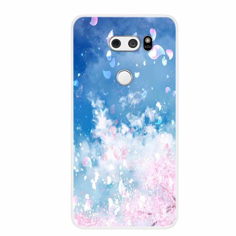 For LG V30 Cases v30 Plus V50s Clear Soft TPU Silicone Phone Cases For LG V50S Thinq / G8X Thinq Back Cover For LGV30 V 30 V 50S