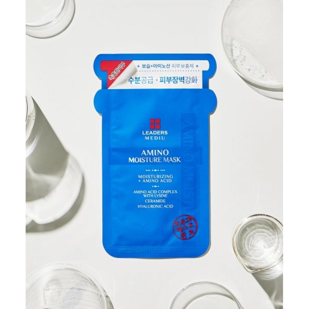 Leaders Cosmetics Moisture Mask 10sheets   Medi Yu Amino NONE