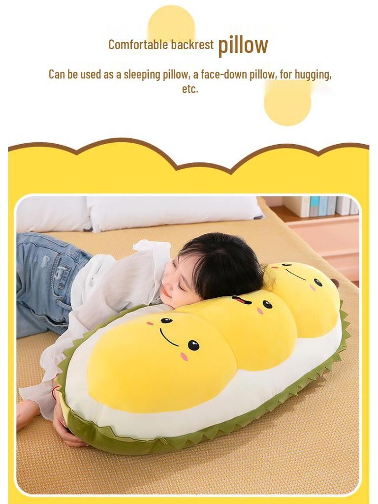 Pernă Jucărie de Pluș Durian - Păpușă Creativă Serie Fructe Companion