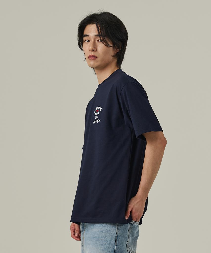 ANALOG MOOD Small Logo Short Sleeve T-Shirt (Navy)